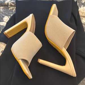 Elegant Tan Women's Heels